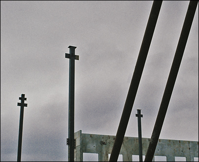3 crosses at the Crossland Construction site for Procter and Gamble 666