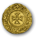 a golden coin
