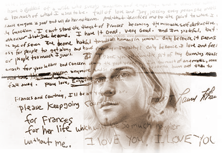 kurt cobain death photos. Rocker Kurt Cobain#39;s suicide