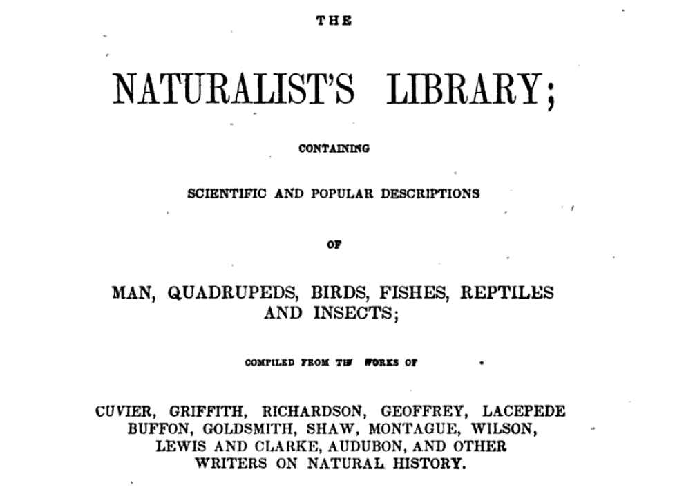 The Naturalist's Library