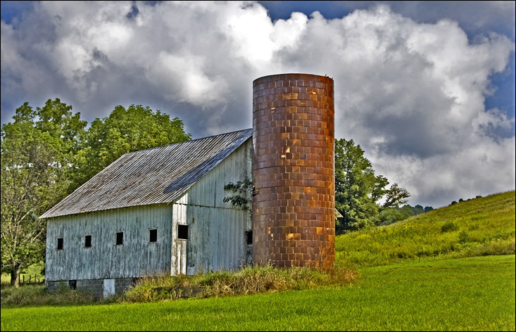 The silo, companion to barns