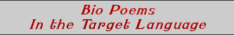 bio poems