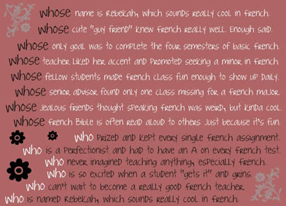 Rebekah's poster
